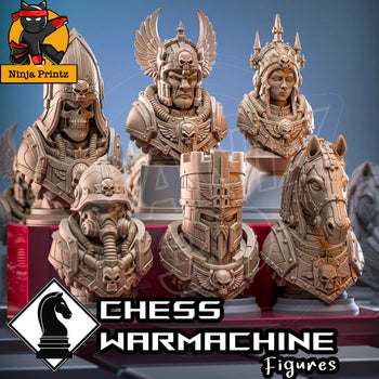 Ninja Printz - Warmachine Chess Set