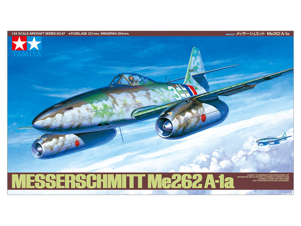 Tamiya 1/48 MESSERSCHMITT ME 262 A-1A 61087