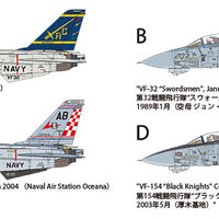 Tamiya 1/48 Grumman F-14A Tomcat (Late Model) Carrier Launch Set 61122
