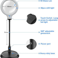 Craft Lighting Inquisitor - Rechargeable Desk Dioptre (x5) Light