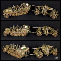 Rubicon Models 1/56 280069 - 8.8cm Flak 36/37 AA/AT Gun with SdAh 202 & Crew