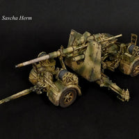 Rubicon Models 1/56 280069 - 8.8cm Flak 36/37 AA/AT Gun with SdAh 202 & Crew