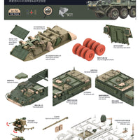 Border Model 1/72 Stryker M1130 CV & CV-TACP - (2 kits in 1 box) TK-7014