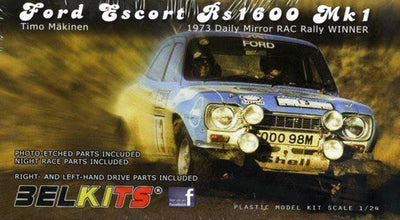 Belkits 1/24 Ford Escort RS1600 Mk1 RAC 1973 Timo Mäkinen Rally Car BEL006