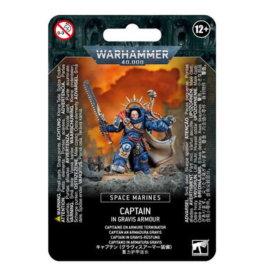 Warhammer 40,000: Space Marines Captain In Gravis Armour 48-70
