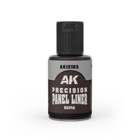 AK Precision Paneliner: Sepia 30ml