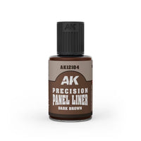 AK Precision Paneliner: Dark Brown 30ml