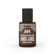 AK Precision Paneliner: Dark Brown 30ml