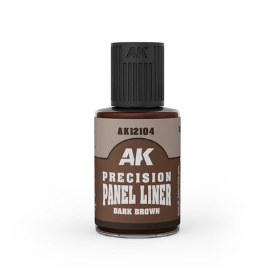AK Precision Paneliner: Dark Brown 30ml