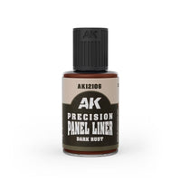AK Precision Paneliner: Dark Rust 30ml