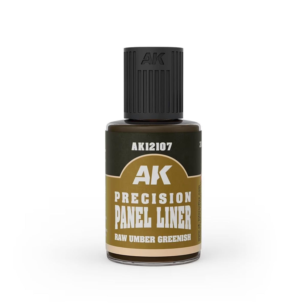 AK Precision Paneliner: Raw Umber Greenish 30ml