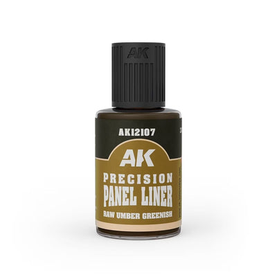 AK Precision Paneliner: Raw Umber Greenish 30ml
