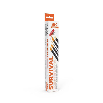 AK Survival Weathering Synthetic Brush Set AKB101