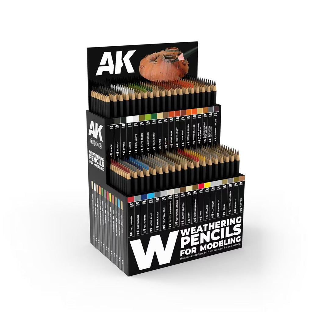 Rust Powder Modelling AK Weathering Pencil - AK10012 - Medium Rust | Ultimate Modelling Products