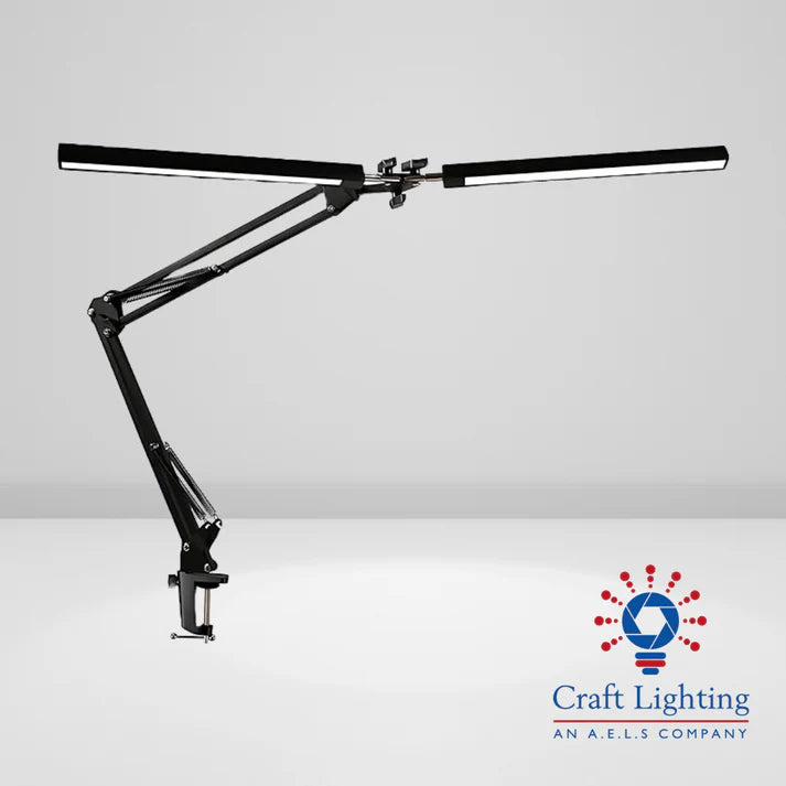Craft Lighting Enterprise - Double Architect Light (G-Clamp Style)