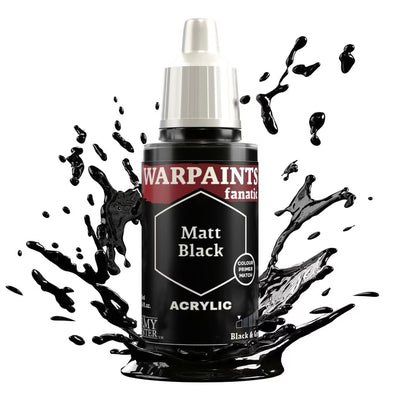 The Army Painter Warpaints Fanatic: Matt Black - 18ml