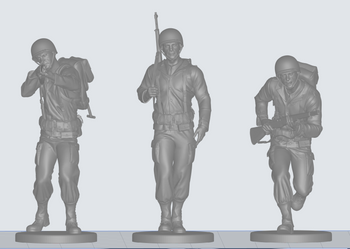 Ninja Printz - 1:35 American WWII Soldier Pack 1