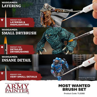 The Army Painter Most Wanted Brush Set TL5066