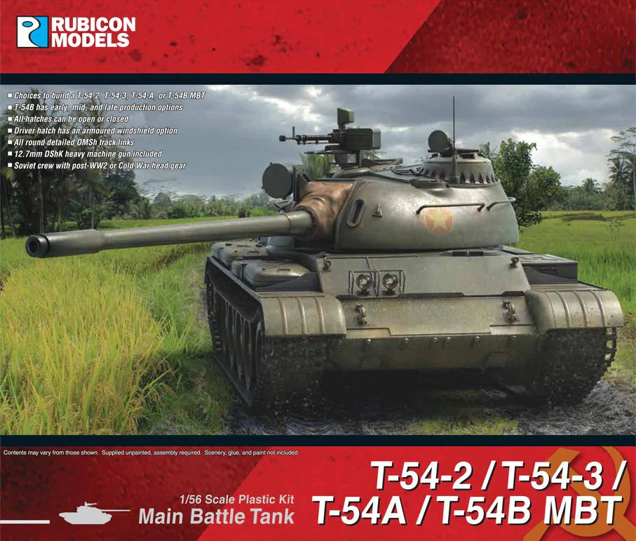 Rubicon Models 1/56 280120 - T-54-2 / T-54-3 / T-54A / T-54B MBT