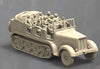 Ninja Printz - 1:72 German WWII WWII German Sd.Kfz.7 Half-Track Vehicle w/10 Crew Figures