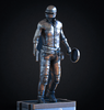 Ninja Printz - 1:12 Player Unknown (PUBG) Fan Art Statue