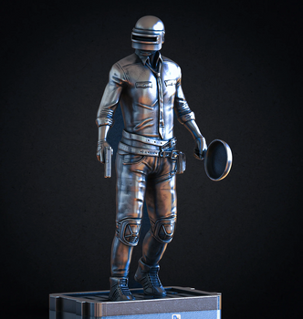 Ninja Printz - 1:12 Player Unknown (PUBG) Fan Art Statue