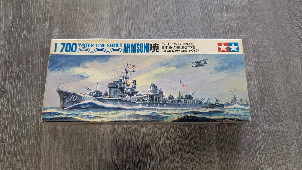 Tamiya 1/700 Akatsuki Japan Navy Destoyer (Water Line Series) WL.D039