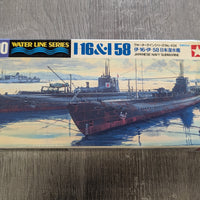 Tamiya 1/700 I-16 & I-58 Japan Navy Submarine 2in1 Kit (Water Line Series) 31434