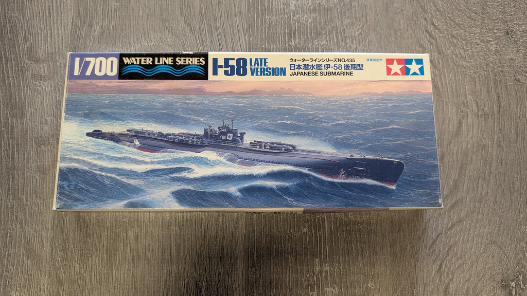 Tamiya 1/700 I-58 Japanese Submarine Late Version (Water Line Series) 31435