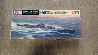 Tamiya 1/700 I-58 Japanese Submarine Late Version (Water Line Series) 31435