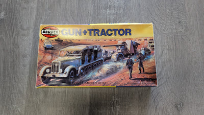 Airfix H0/00 Gun + Tractor 02303-2 (Damaged Box)