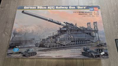 HobbyBoss 1/72 German 80cm K(E) Railway Gun 