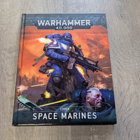 Warhammer 40,000 Codex: Space Marines - 10th Edition (Opened, but never read - Code used) 48-01