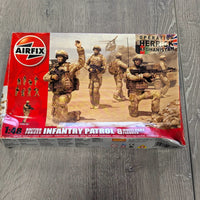 Airfix 1/48 Scale British Forces Infantry Patrol - 8 Figures A03701
