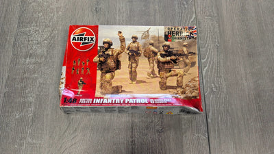 Airfix 1/48 Scale British Forces Infantry Patrol - 8 Figures A03701