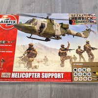 Airfix 1/48 British Forces Helicopter Support - Westland Lynx AH-7 + 8 Figures A50122