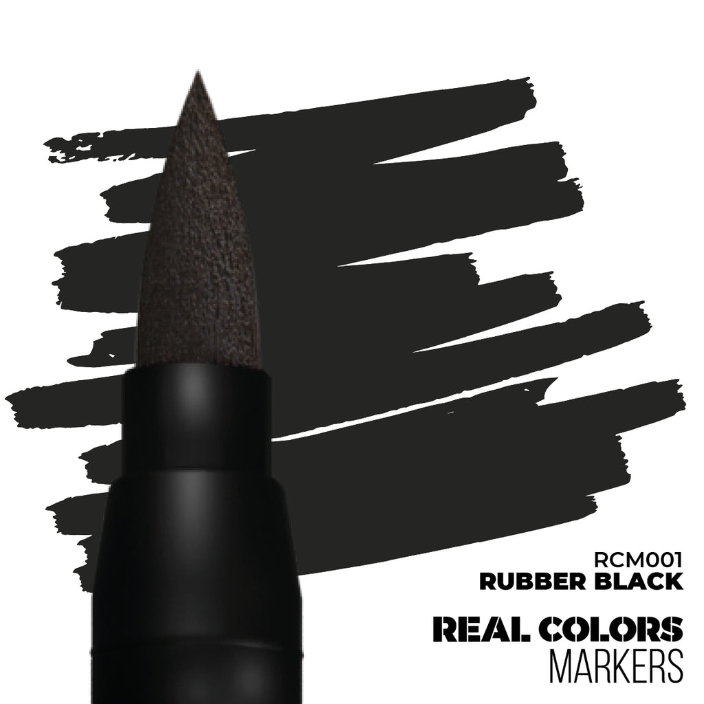 AK Real Colors Marker - Rubber Black RCM001