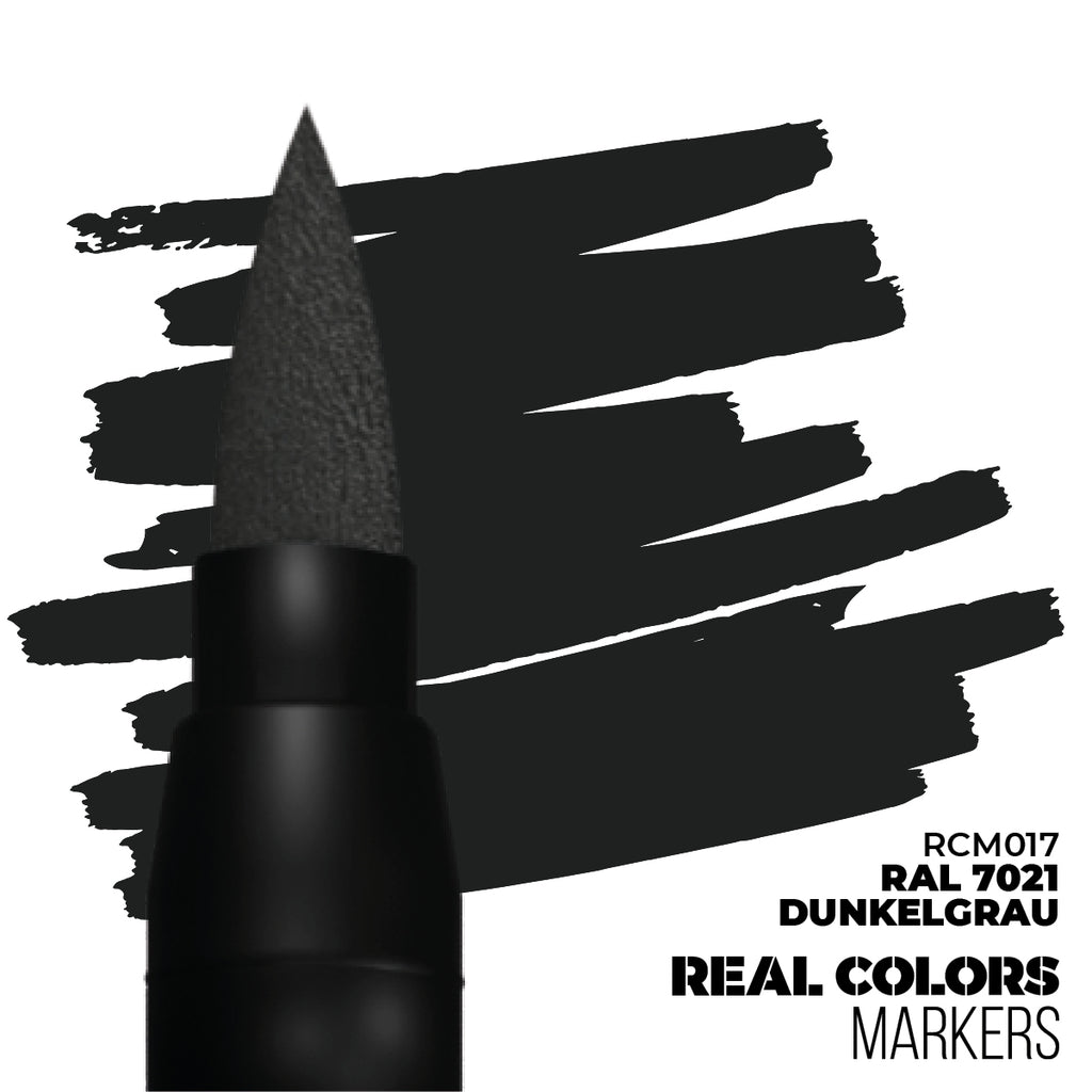 AK Real Colors Marker - Dunkelgrau RAL 7021 RCM017