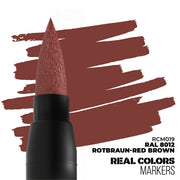 AK Real Colors Marker - Rotbraun-Red Brown RAL 8012 RCM019