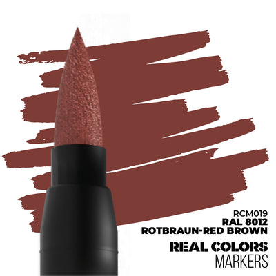 AK Real Colors Marker - Rotbraun-Red Brown RAL 8012 RCM019