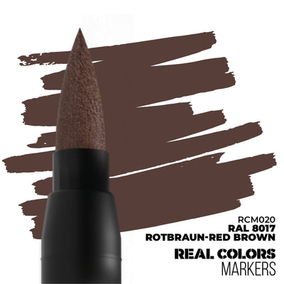 AK Real Colors Marker - Rotbraun-Red Brown RAL 8017 RCM020