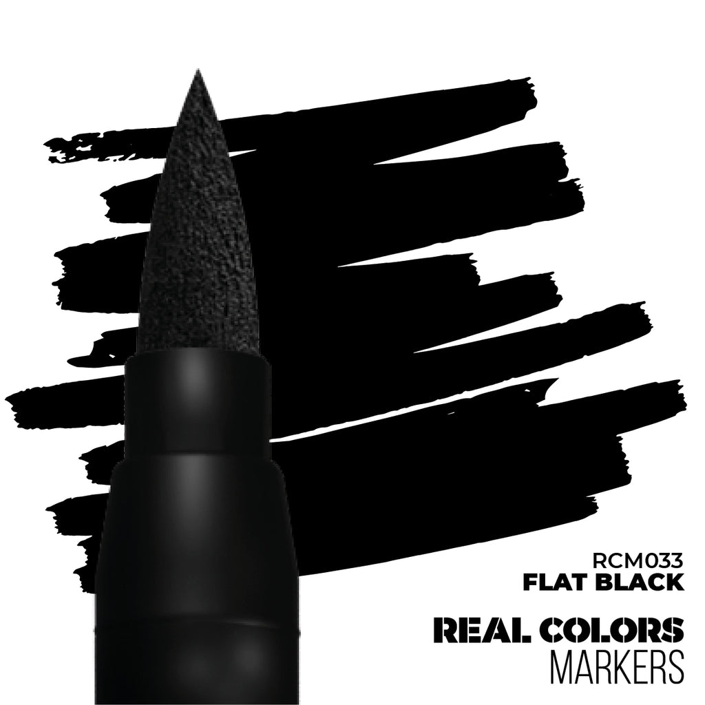 AK Real Colors Marker - Flat Black RCM033