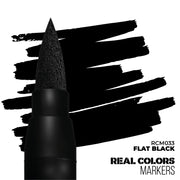 AK Real Colors Marker - Flat Black RCM033