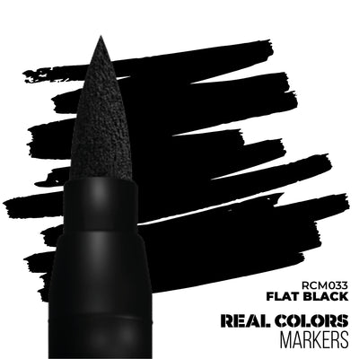 AK Real Colors Marker - Flat Black RCM033