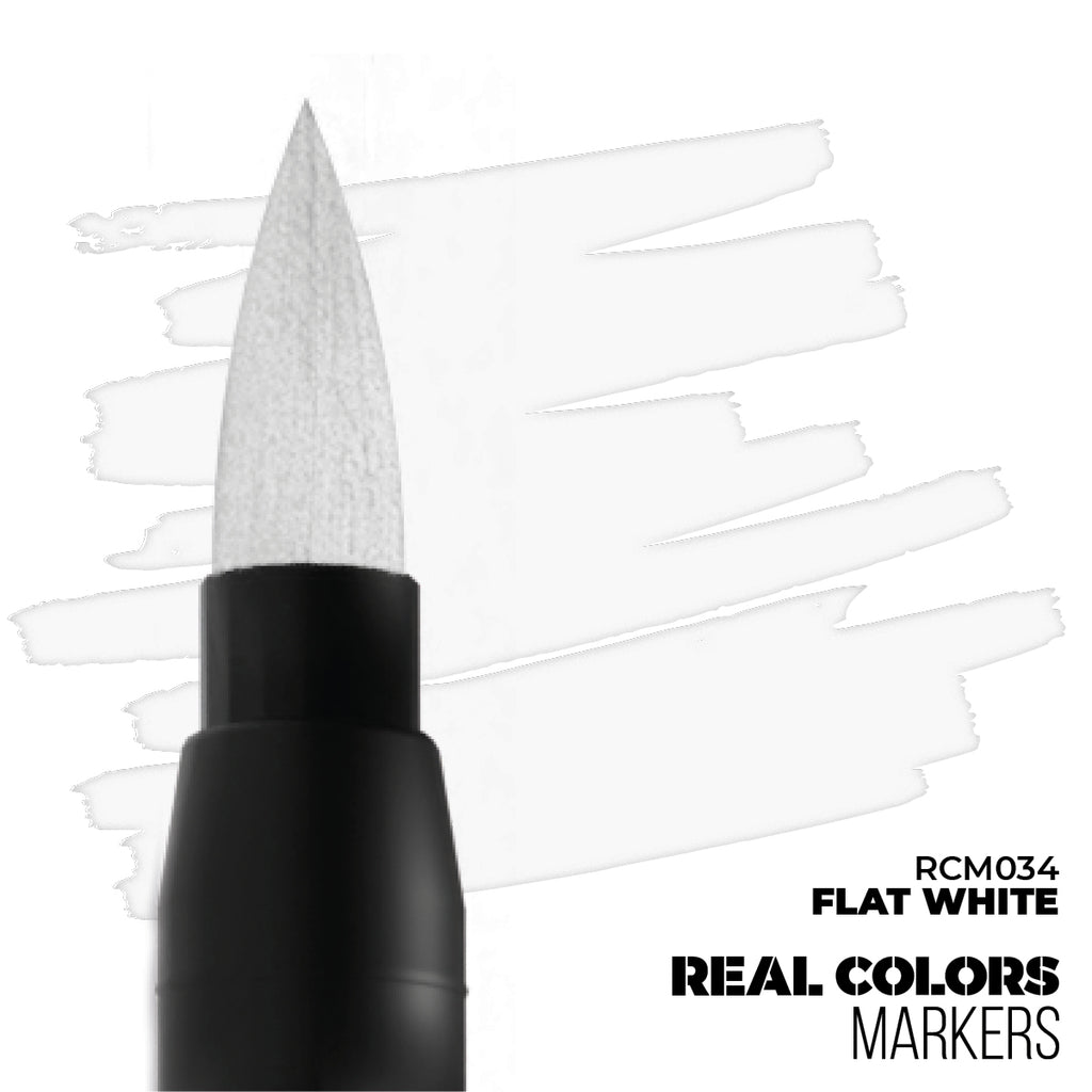 AK Real Colors Marker - Flat White RCM034