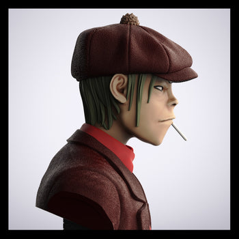 Ninja Printz - 1:8 2D (Gorillaz) Fan Art Bust