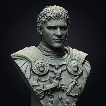 Ninja Printz - 1:8 Commodus (Gladiator) Fan Art Bust