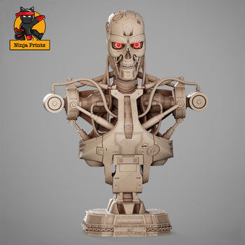 Ninja Printz - 1:8 Terminator T-800 V1 Fan Art Bust