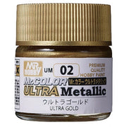 UM-02 Mr. Color Ultra Metallic Colors II (10ml) Ultra Gold