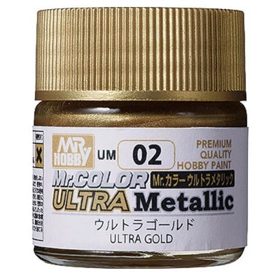 UM-02 Mr. Color Ultra Metallic Colors II (10ml) Ultra Gold